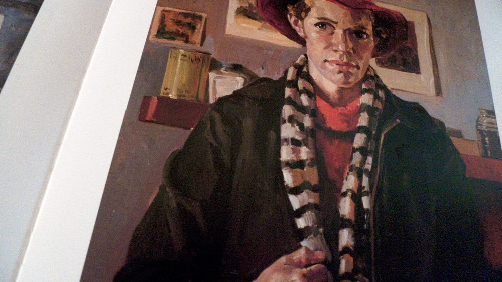 Dora Chapman’s Scarf and Roll Neck Sweater