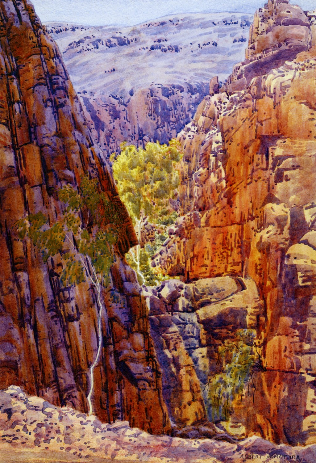 Albert Namatjira’s Chasms
